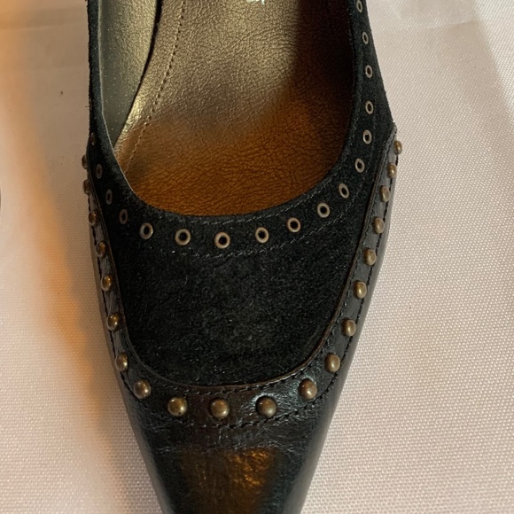 Sublime Nine West Black Studded Heels! - Picture 2 of 7